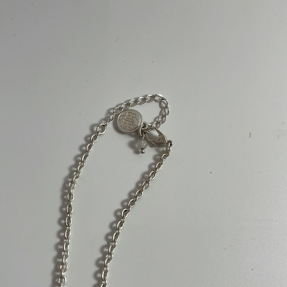 Baskin Brothers Silver Tone Chain Black Sphere Rhinestones Necklace w/ earrings - Picture 4 of 14